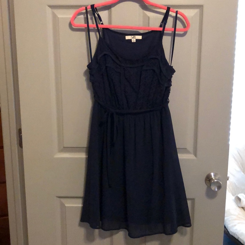 Navy blue summer dress